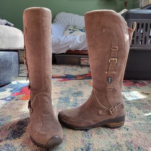 Women's Jambu mocha nubuck leather winter boots
